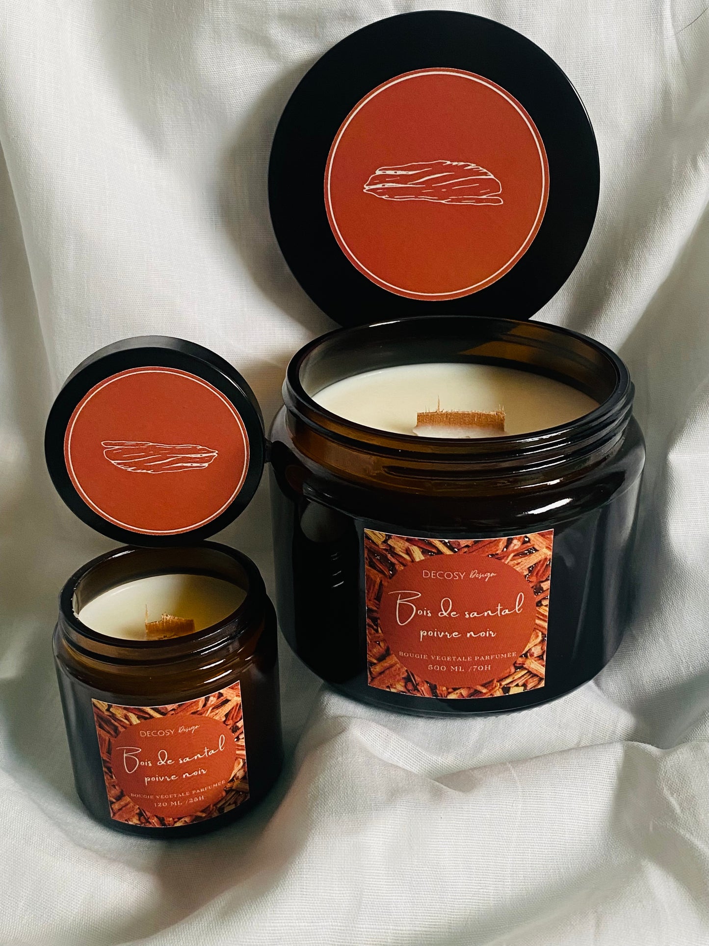 "Bois de santal poivre noir" 500 ML