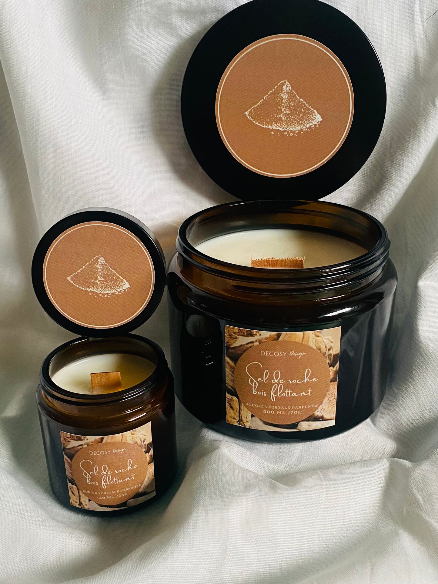 "Sel de roche Bois flottant " 120 ML