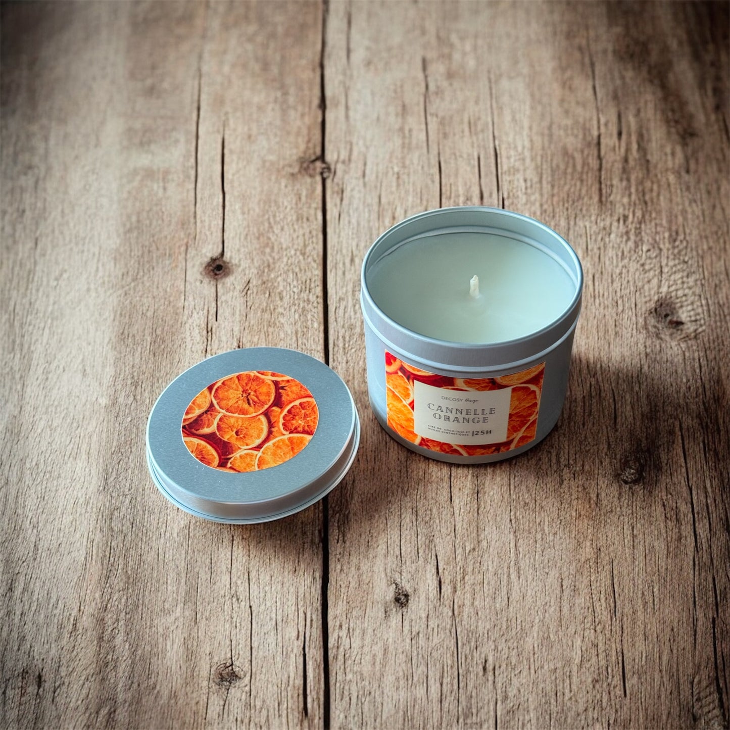 Bougie d’hiver "Cannelle orange"