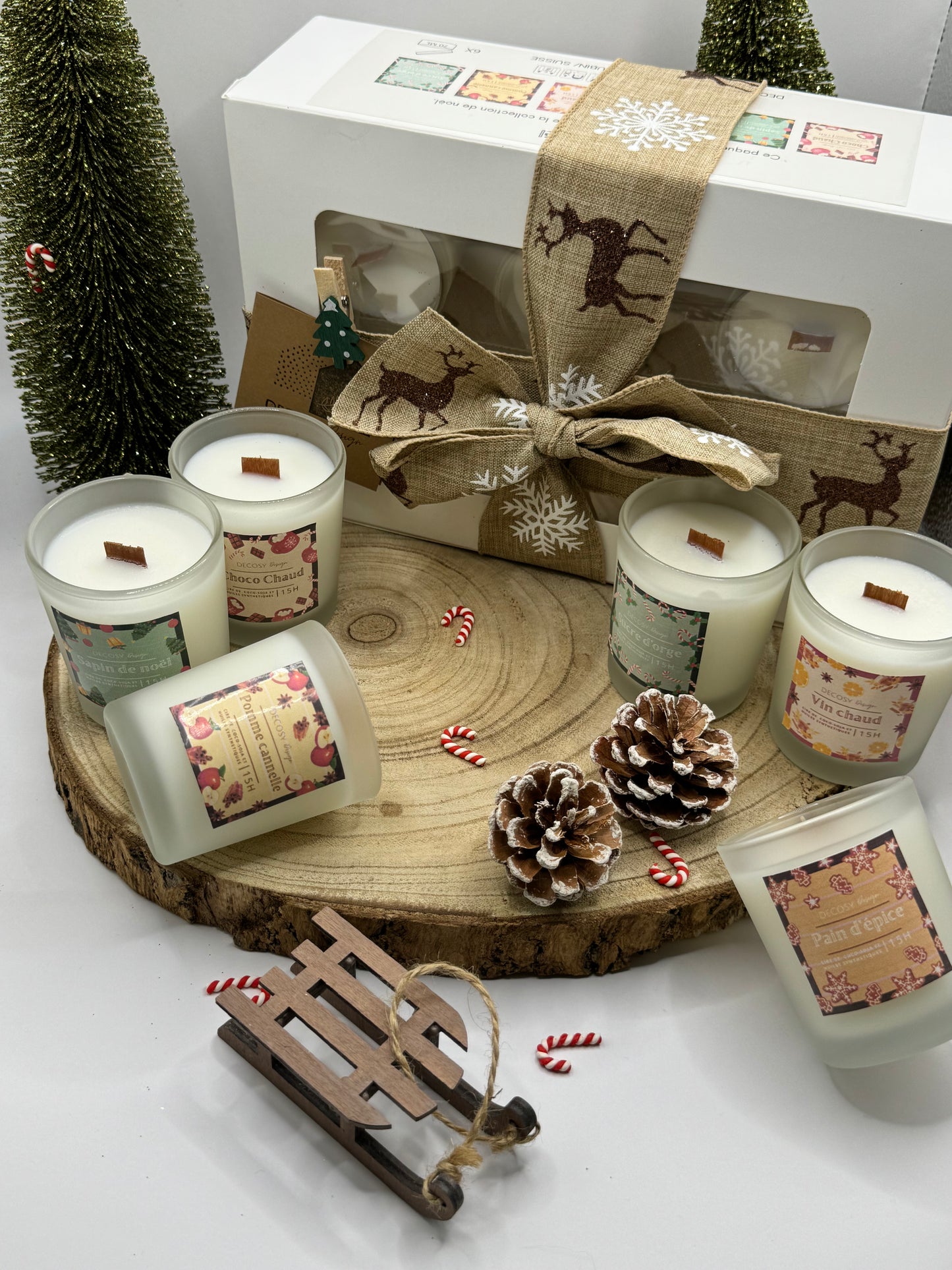 "Coffret de Noël - 6 mini bougies "