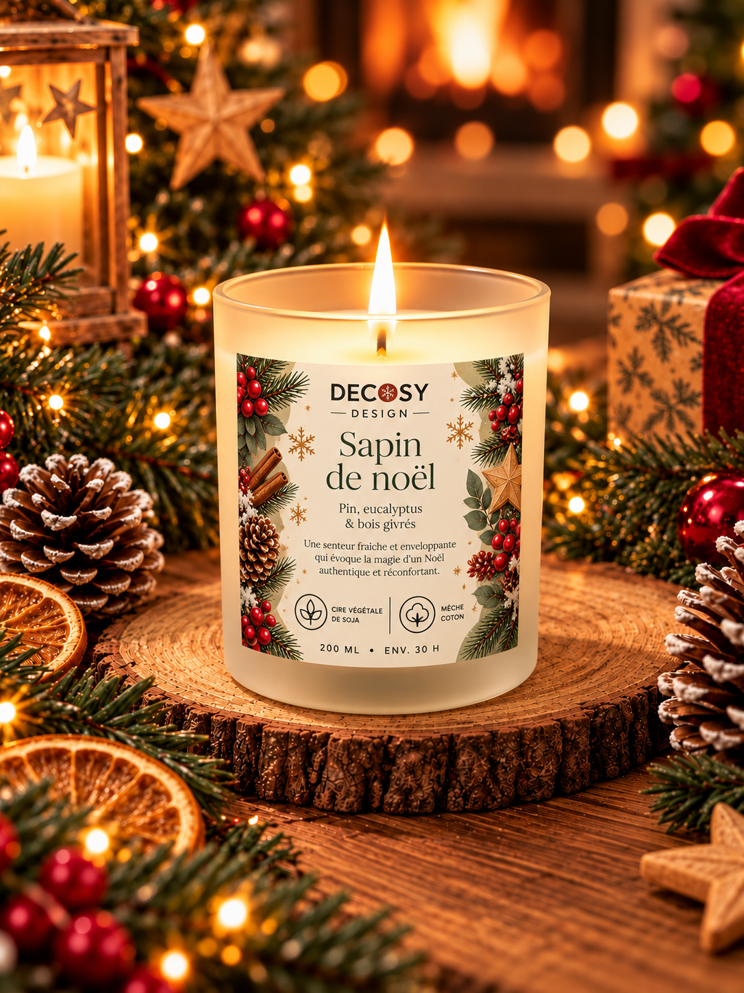 Bougie "Sapin de Noël"