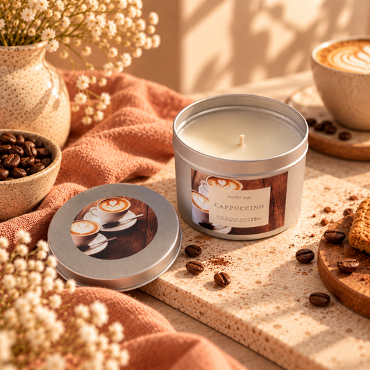 Bougie d’hiver "Cappuccino"