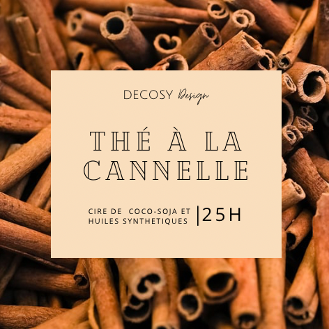 Bougie “Thé à la cannelle”