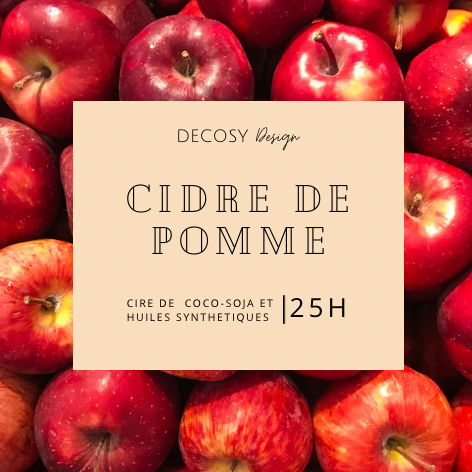 Bougie "Cidre de pomme”