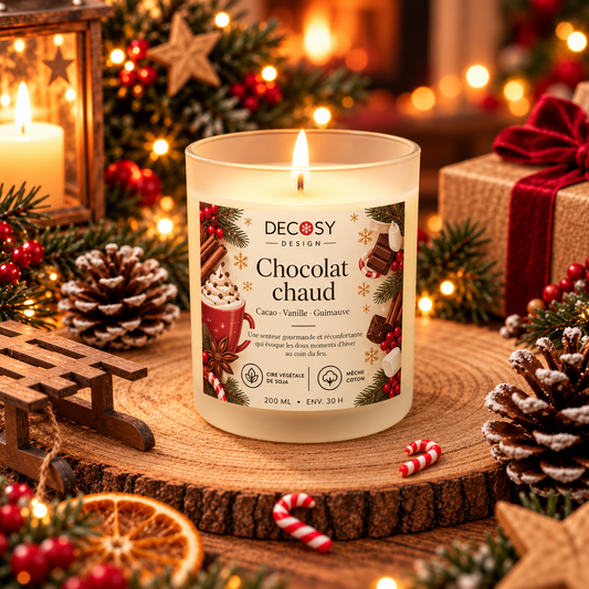 Bougie "Chocolat Chaud"