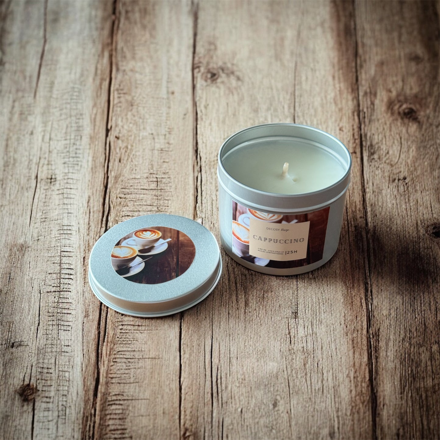 Bougie d’hiver "Cappuccino"