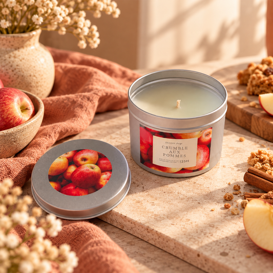 Bougie d’hiver "Crumble aux pommes"