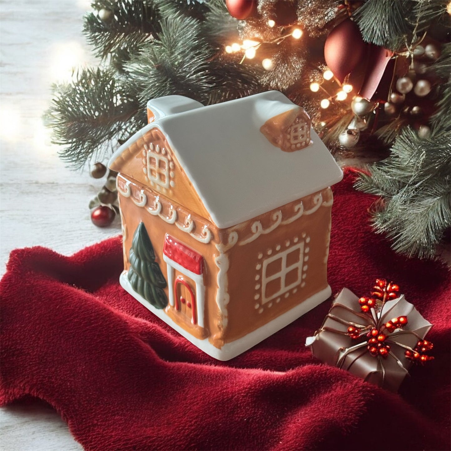 Bougie “Maison pain d’épices ”