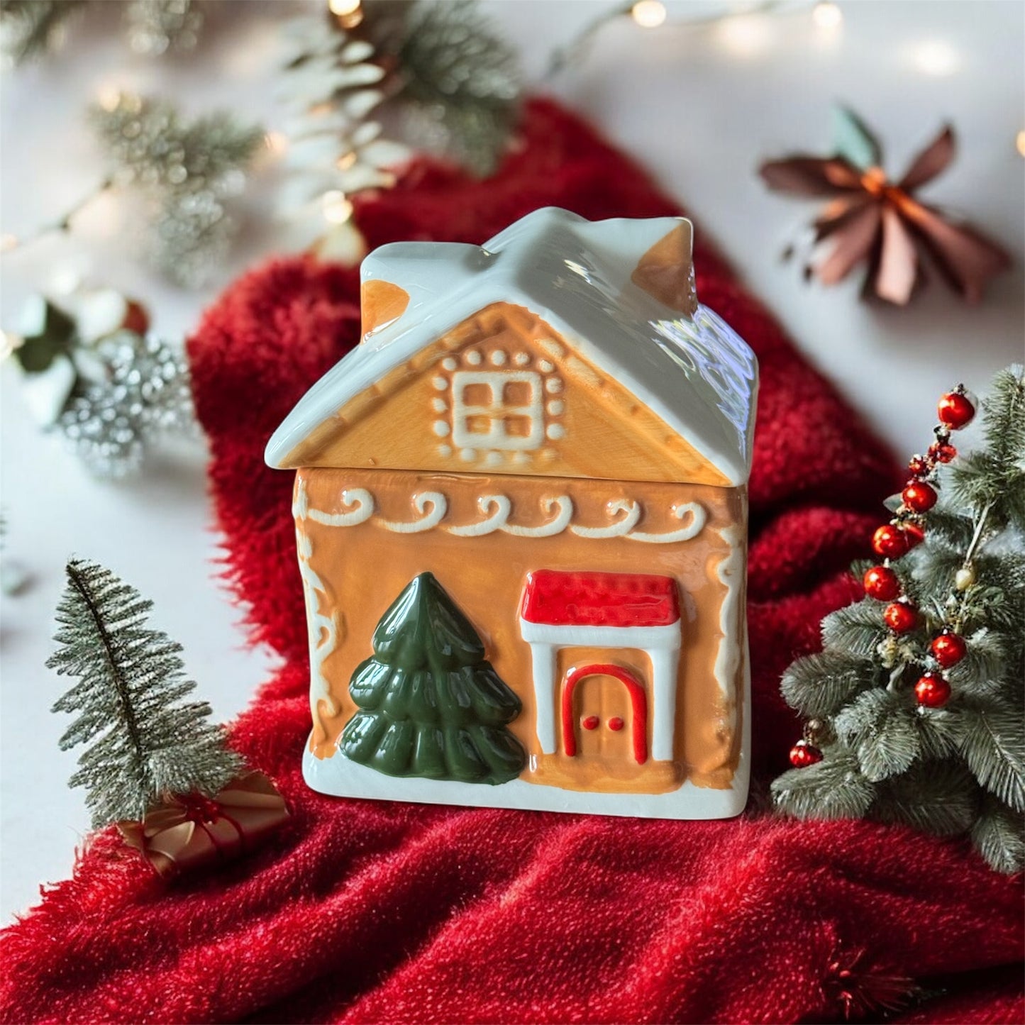 Bougie “Maison pain d’épices ”