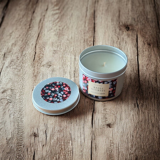 Bougie d’hiver "Baies givrées "