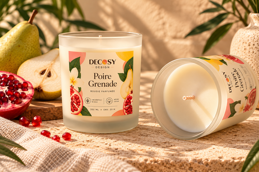 Bougie " Poire grenade "