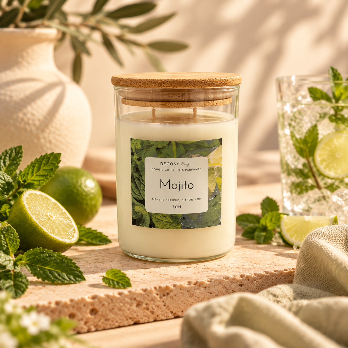 Bougie " Mojito" 600ml